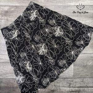 Chico's Embroidered A Line Skirt Size 0 (4)